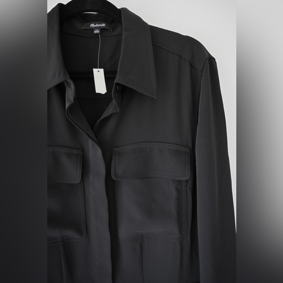 Madewell Tie Waist Straight Leg Jumpsuit - Picture 6 of 10